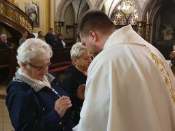 Błogosławieństwo nowej Margaretki modlącej się w intencji ks. Krystiana, 07.10.2022